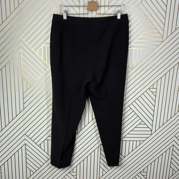 St. John Brown Cropped Ankle Dress Pants Trousers Size US 10 - Picture 8 of 12